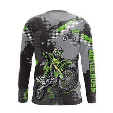 Load image into Gallery viewer, Adult&amp;Kid Custom Dirt Bike Jersey Motocross Jersey Upf30+ Motocross Shirt| CTP81