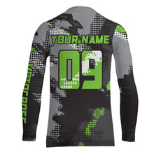 Load image into Gallery viewer, Adult&amp;Kid Custom Dirt Bike Jersey Motocross Jersey Upf30+ Motocross Shirt| CTP81