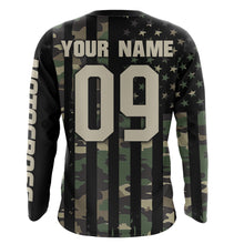 Load image into Gallery viewer, Adult&amp;Kid Custom Camo Dirt Bike Jersey Motocross Jersey Upf30+ Motocross Shirt| CTP91