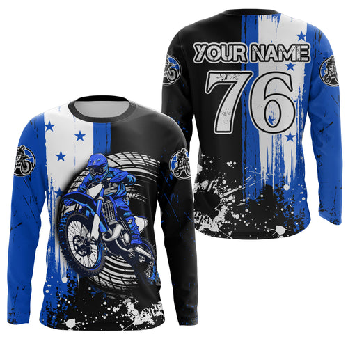 Custom Dirt Bike Jersey Patriotic Motocross Jersey Upf30+ Mens Women Motocross Shirt| CTP17