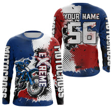 Load image into Gallery viewer, Custom US Flag Motocross Jersey for Men Women Upf30+ Dirt Bike Shirt Motorcycle Jersey| CTP68