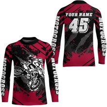 Load image into Gallery viewer, Custom Pink Motocross Jersey for Men Women Upf30+ Dirt Bike Shirt Motorcycle Jersey| CTP101