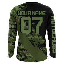 Load image into Gallery viewer, Custom Motocross Jersey for Men Women Upf30+ Camo Dirt Bike Shirt Motorcycle Jersey| CTP72