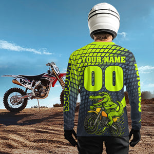 Aligator Motocross Racing Jersey Custom Dirt Bike Shirt Kid Women Men Off road Shirts XM377