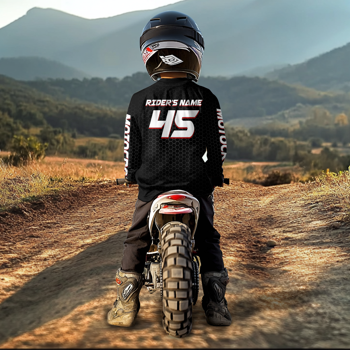 Motocross Jersey Custom Dirt Bike Racing Shirt for Men Kid Woman Upf30+ XM342