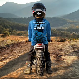 Custom Dinosaur Motocross Jersey Dirt Bike Jersey Men Kid Women Upf30+ Riding Shirt XM355