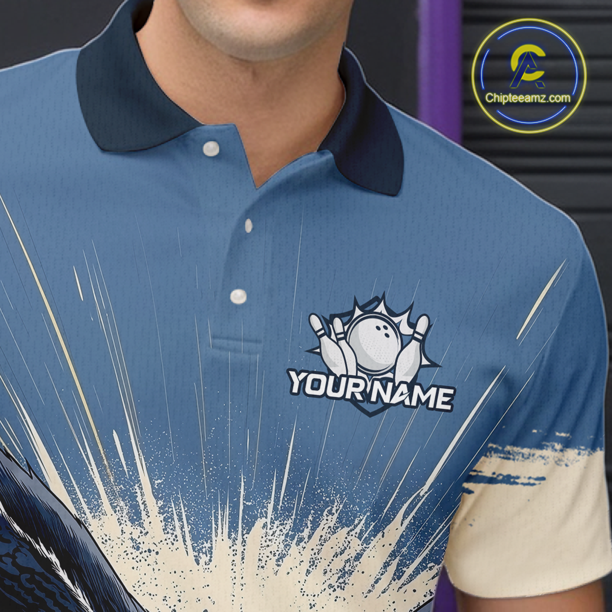 Custom Funny Falcon Bowling Jersey for Men Unisex Bowling Shirts for Team Polo & 1/4 Zip HNT244