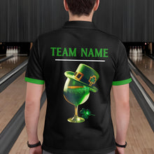 Load image into Gallery viewer, Green Bowling Shirt Custom St Patrick Day for Men Women Polo Bowling Jersey QZT622