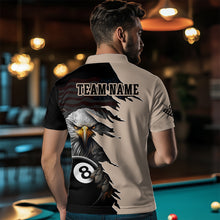 Load image into Gallery viewer, Funny US Flag Eagle Billiard Jersey for Men Billiard Shirt Billiard Gifts Polo &amp; 1/4 Zip NNT14