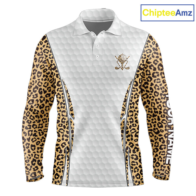 Camouflage Pattern Golf Ball Mens Golf Polo Shirts Custom Golf Team Clothing Golf Gifts For Men  NYN2836