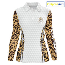Load image into Gallery viewer, Camouflage Pattern Golf Ball Womens Golf Polo Shirts Custom Golf Team Clothing Golf Gifts For Women NYN2836