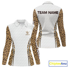 Load image into Gallery viewer, Camouflage Pattern Golf Ball Womens Golf Polo Shirts Custom Golf Team Clothing Golf Gifts For Women NYN2836