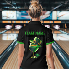 Load image into Gallery viewer, Green Bowling Shirt Custom St Patrick Day for Men Women Polo Bowling Jersey QZT622