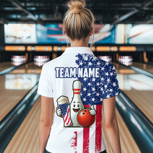 Load image into Gallery viewer, Custom Beer Bowling Shirts American Polo Bowling Jersey for Women QZT444