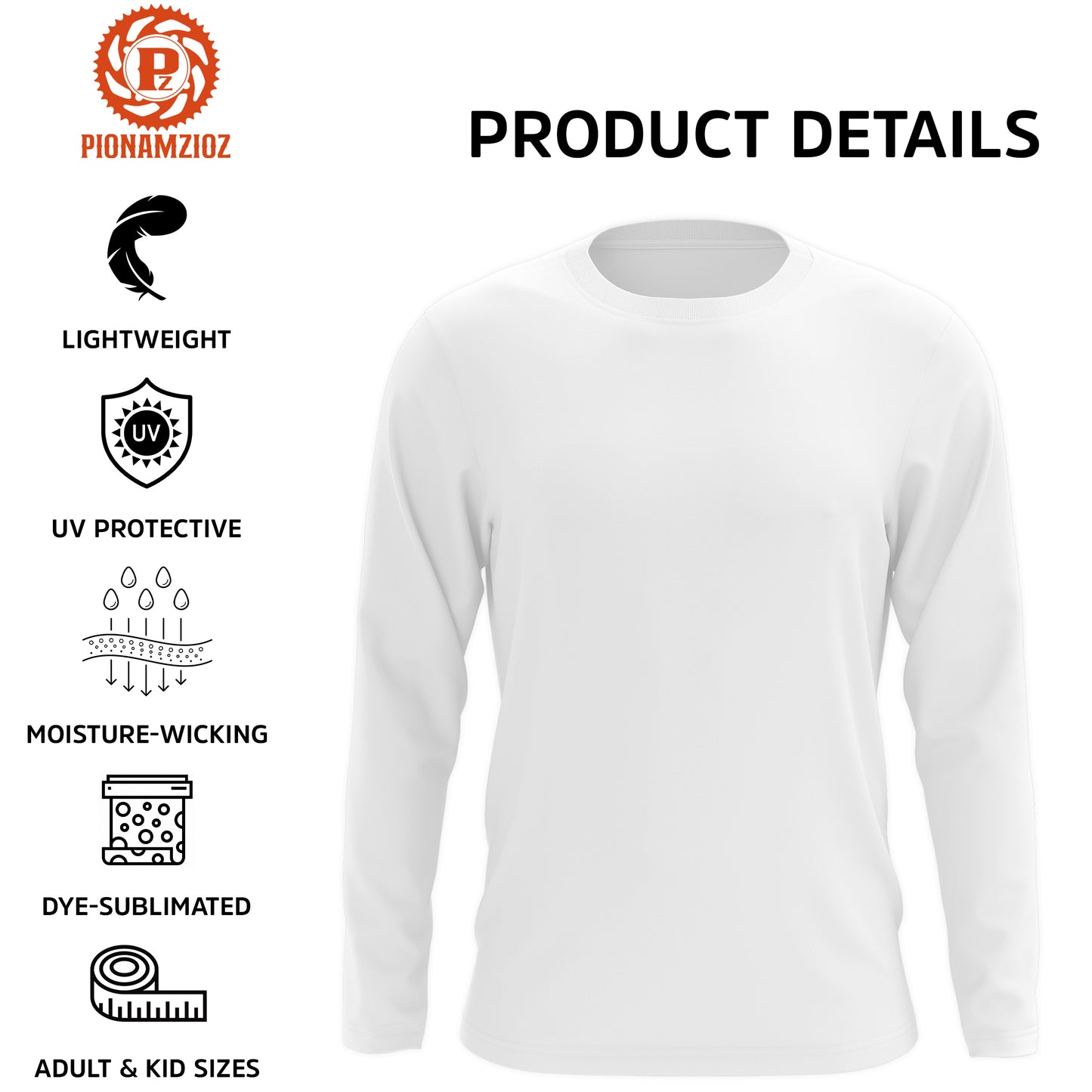 Motocross Racing Jersey Orange Upf30+ Dirt Bike Motorcycle Shirt Kid Men Women XM288