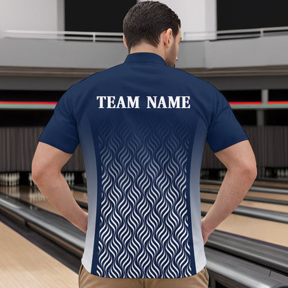 Custom Bowling League Shirts For Men with Name , Personalized Bowling Team Jerseys HNT35