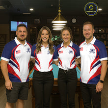 Load image into Gallery viewer, Custom 250 Years Freedom Eagle 8 Ball Pool Billiard Shirt For Women Patriotic Billiard Apparel NYN2633