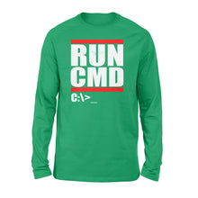 Load image into Gallery viewer, Run CMD  Computer Nerd - Standard Long Sleeve