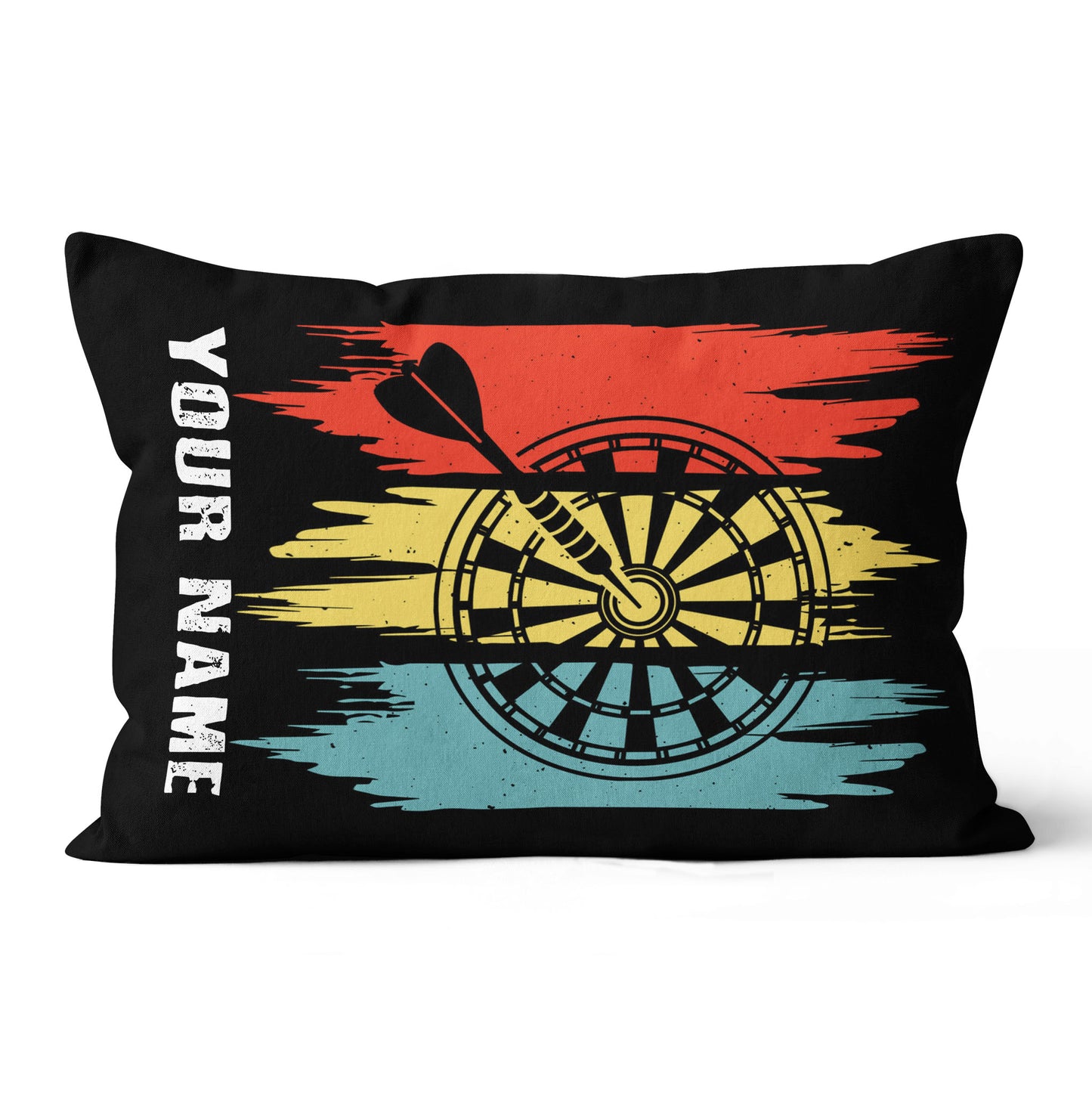 Colorful Retro Dartboard Pillow Personalized Darts Gifts For Dart Player LDT1100