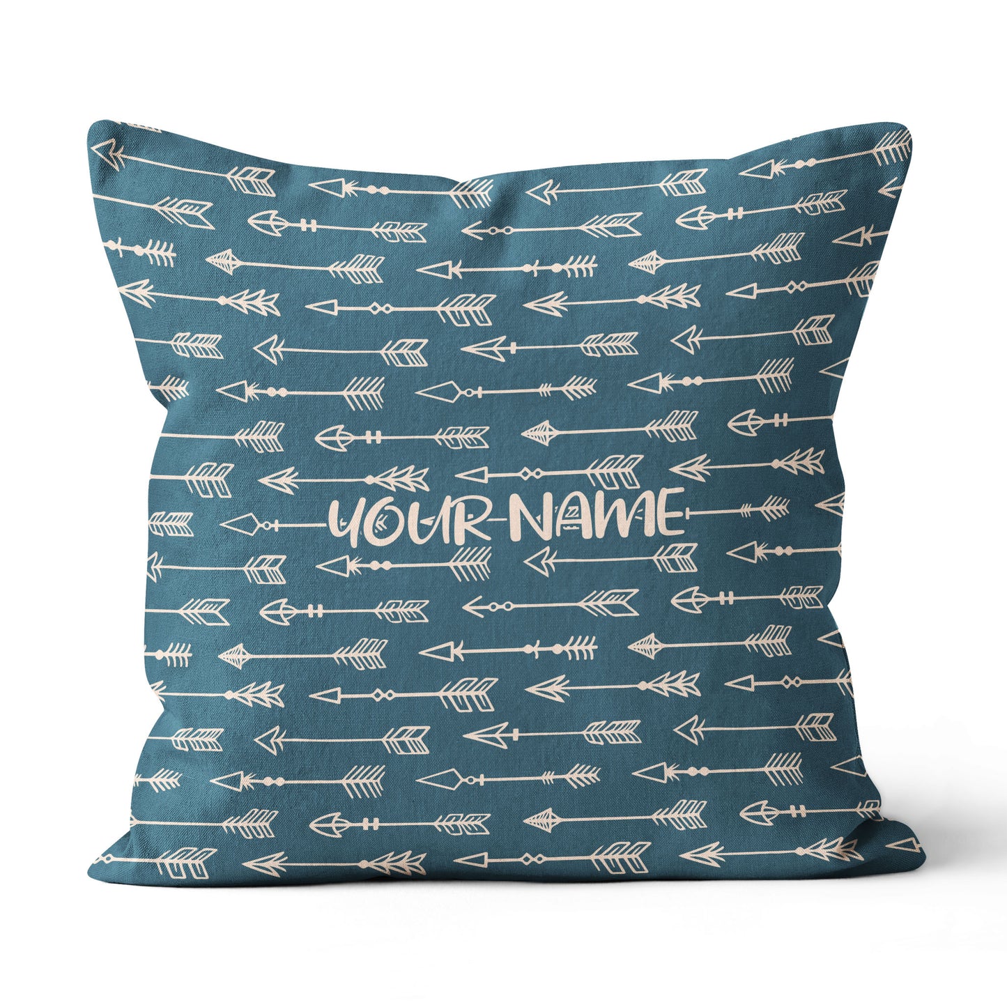 Personalized Blue Arrow Archery Pillow Custom Throw Pillow Archery Gifts VHM0836