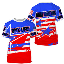 Load image into Gallery viewer, BMX Life Custom American adult kid BMX jersey UPF30+ Extreme sport cycling gear USA bike shirts | SLC80