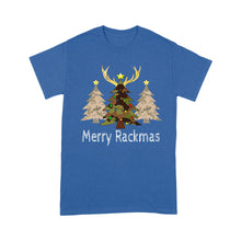 Load image into Gallery viewer, Deer, Elk, Moose hunting Merry Rackmas hunting gift for men T-Shirt TAD02