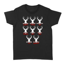 Load image into Gallery viewer, Funny Christmas Reindeer Hunter Shirt, Deer Hunter Gift D02 NQS2460 Standard Women's T-shirt