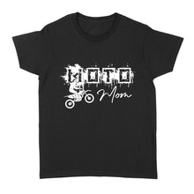 Load image into Gallery viewer, Moto Mom T-shirt, Cool Biker Mom Women Shirt, Motorcycle Shirt for Mom Mother&#39;s Day Gift, Motocross Mom NMS336