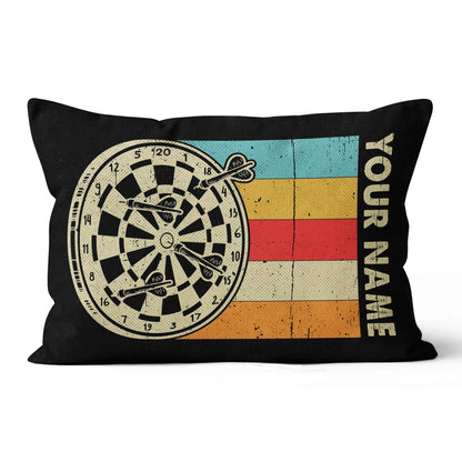 Colorful Retro Dartboard Pillow Personalized Darts Gifts For Dart Player LDT1103