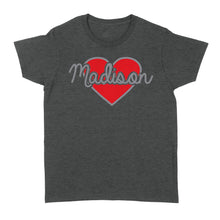 Load image into Gallery viewer, Heart Personalized Valentine T-shirt - Gift for Boyfriend, Girlfriend on Valentine day - FSD1007