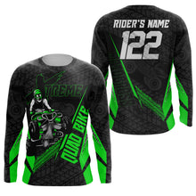 Load image into Gallery viewer, Custom ATV Motocross Jersey UPF30+ Green Quad Bike Shirt Adult Youth Xtreme Off-road Racing NMS1348