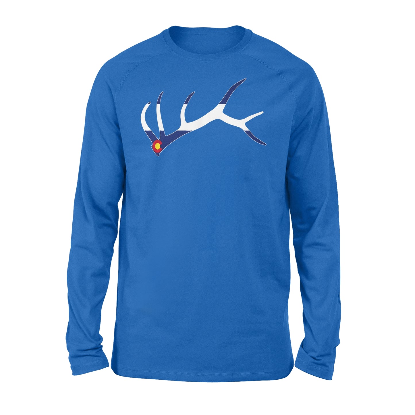 Colorado elk hunting horn NQS1114 D03 - Standard Long Sleeve
