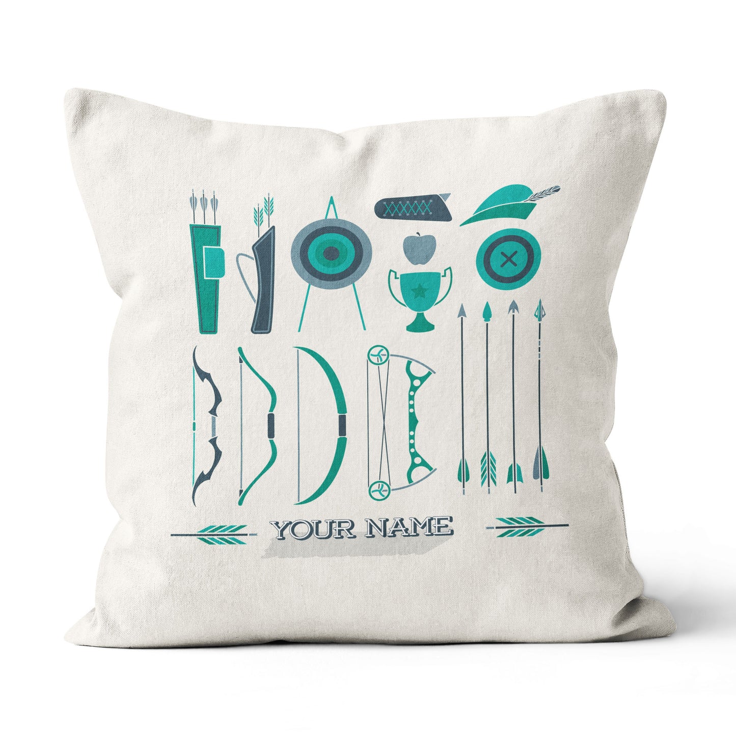 Personalized Set Archery Throw Pillow Custom Pillow Archery Gifts Ideas VHM0860