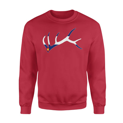 Colorado elk hunting horn NQS1114 D03 - Standard Crew Neck Sweatshirt