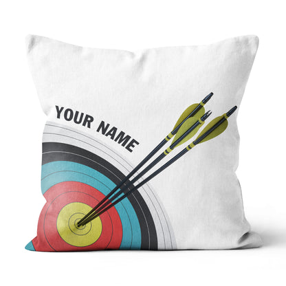 Personalized Archery 3d Target Pillow Best Custom Throw Pillows Gifts TDM0746
