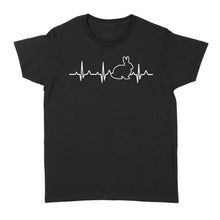 Load image into Gallery viewer, Rabbit Pulse Heartbeat Men Women's T-Shirt Bunny Shirt, Bunny Rabbit Shirt - FSD1378D03