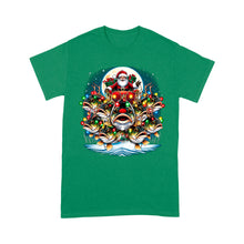 Load image into Gallery viewer, T-Shirt - Nine Bass fish as Santa's Reindeer