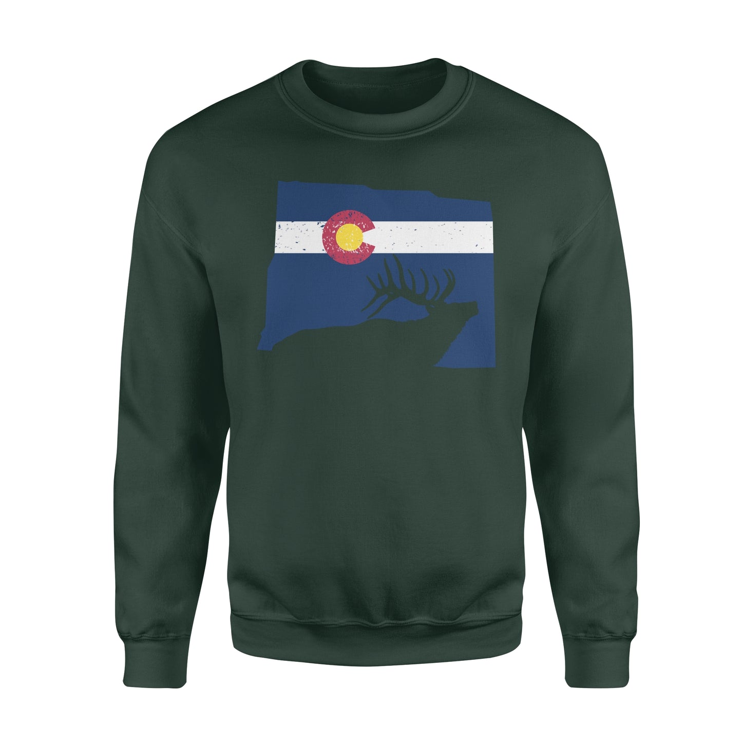 Colorado Elk Hunting, Colorado Elk Hunter, Elk Hunt, Elk Hunting Gift Essential Standard Crew Neck Sweatshirt - NQSD234