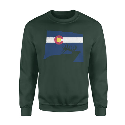 Colorado Elk Hunting, Colorado Elk Hunter, Elk Hunt, Elk Hunting Gift Essential Standard Crew Neck Sweatshirt - NQSD234