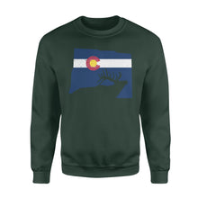 Load image into Gallery viewer, Colorado Elk Hunting, Colorado Elk Hunter, Elk Hunt, Elk Hunting Gift Essential Standard Crew Neck Sweatshirt - NQSD234