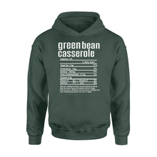 Load image into Gallery viewer, Green bean casserole nutritional facts happy thanksgiving funny shirts - Standard Hoodie