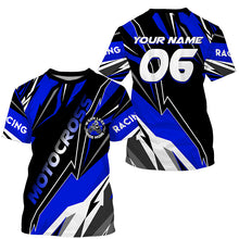 Load image into Gallery viewer, Motocross jersey kid adult UPF30+ custom dirt bike off-road shirt Work Less Ride More motorcycle PDT313