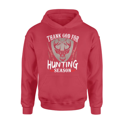 Thank God for Hunting season Standard Hoodie Hunting gift for Men, Women and Kid - FSD634