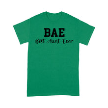 Load image into Gallery viewer, Mothers Day Gifts For Aunts BAE Best Auntie Ever Cotton, 4XL, 5XL Shirts For Aunties - Standard T-shirt