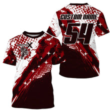Load image into Gallery viewer, Kid adult custom Motocross jersey UPF30+ extreme dirt bike off-road shirt motorcycle PDT395