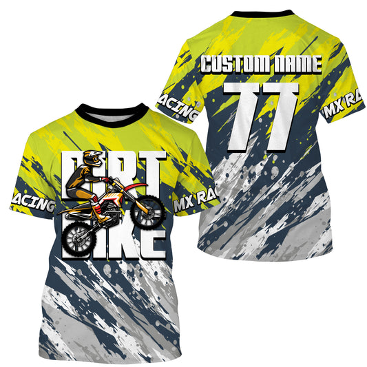 Dirt bike riding jersey Motocross custom off-road MX UPF30+ youth men women racing motorcycle PDT123