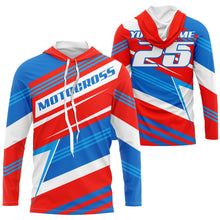 Load image into Gallery viewer, Custom name number motocross jersey UPF30+ kids &amp; adults dirt bike motorcycle off-road racing shirt NMS1034