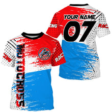 Load image into Gallery viewer, Custom Motocross UPF30+ jersey extreme men women kid red MotoX youth biker racing off-road shirt PDT71