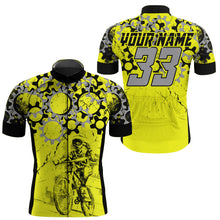 Load image into Gallery viewer, Custom Mens cycling jersey UPF50+ enduro bike shirts Breathable mountain biking tops with pockets| SLC65