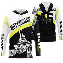 Load image into Gallery viewer, Custom motocross jersey UPF30+ men women kid unisex dirt bike racing off-road motorcycle racewear NMS1004
